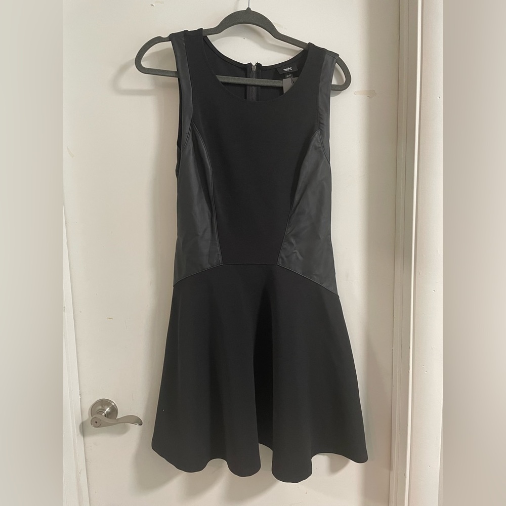 Black A-line dress